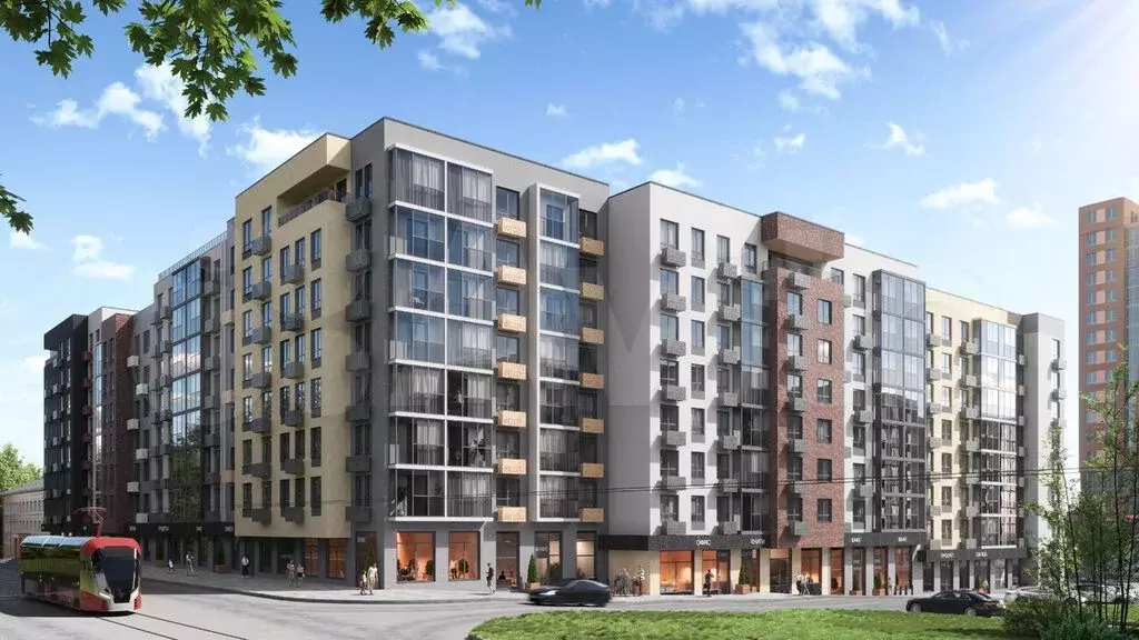 3-к. квартира, 94 м, 5/8 эт. - Фото 0
