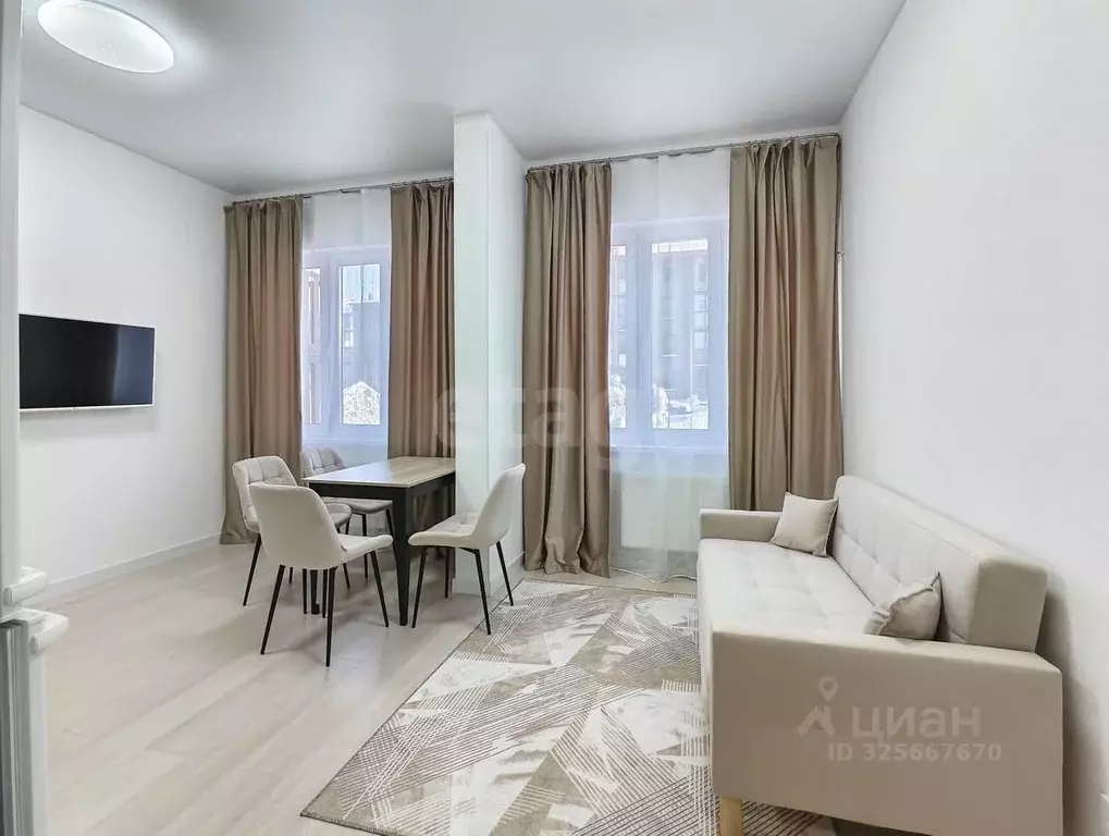 1-к кв. Тюменская область, Тюмень ул. Надира Сагдеева, 2 (38.2 м) - Фото 2