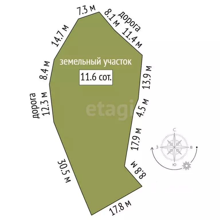 Участок в Крым, Ялта муниципальный округ, пос. Даниловка ул. Тенистая ... - Фото 2