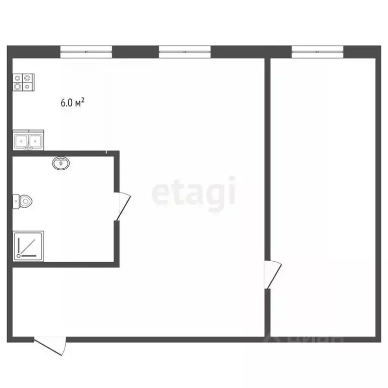 2-к кв. Владимирская область, Муром ул. Мечникова, 46А (38.0 м) - Фото 1