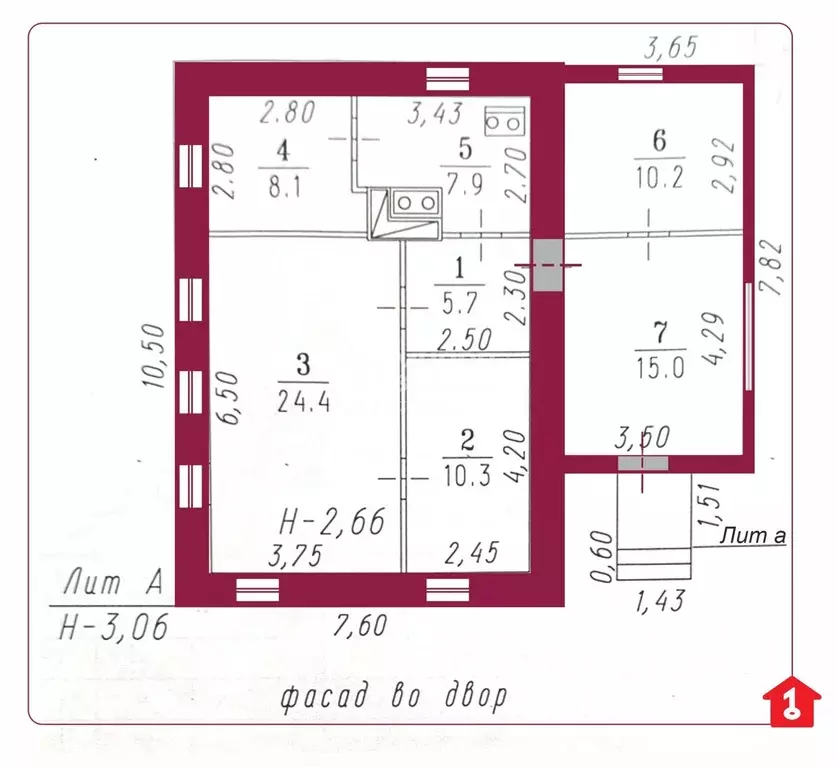Дом в Омская область, Омск ул. Кирова (58 м) - Фото 2