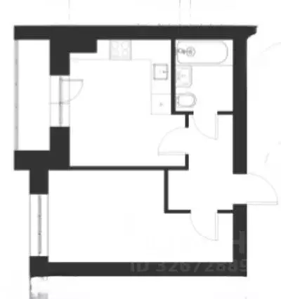 1-к кв. Тульская область, Тула Новая Тула мкр,  (33.95 м) - Фото 1