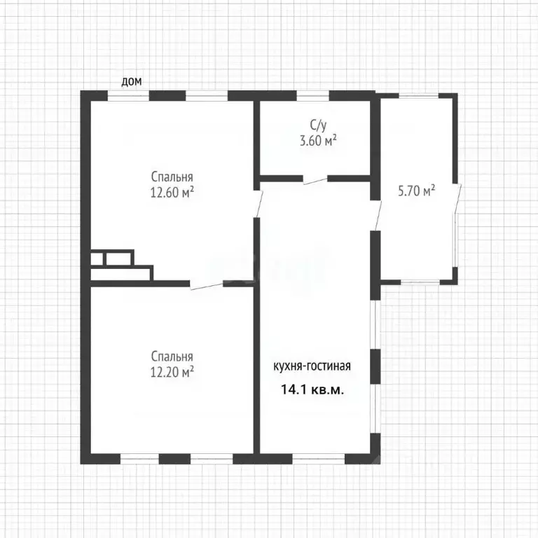 Дом в Краснодарский край, Тимашевский район, Медведовское с/пос, ... - Фото 1