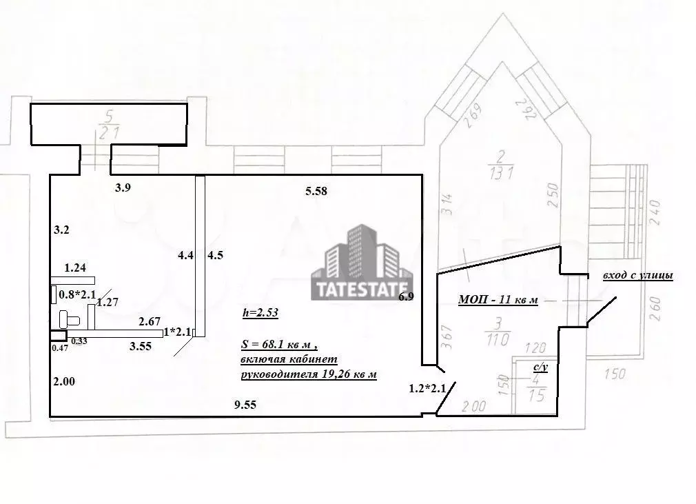 Продам офисное помещение, 93 м - Фото 0