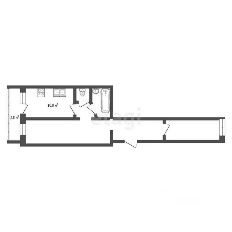 2-к кв. Мордовия, Саранск Большевистская ул., 119 (90.0 м) - Фото 1