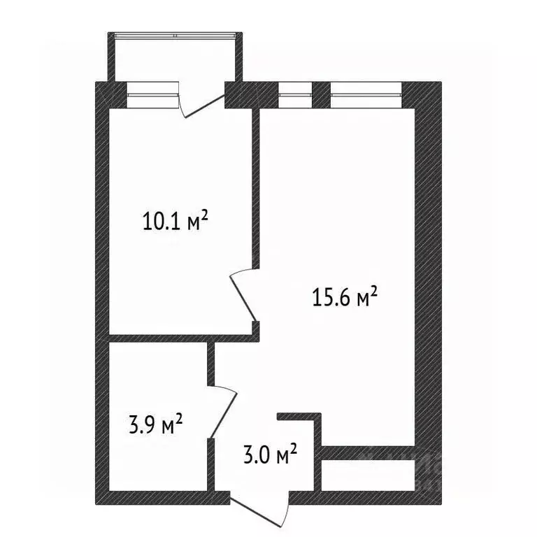 1-к кв. Калужская область, Обнинск просп. Маркса, 99/4 (35.6 м) - Фото 2