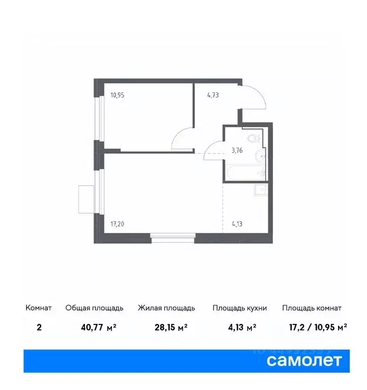 1-к кв. Московская область, Химки Клязьма-Старбеево мкр, Ивакино кв-л, ... - Фото 0