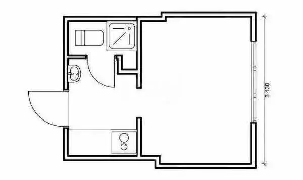 Квартира-студия: Казань, улица Солидарности, 16 (17.1 м) - Фото 1