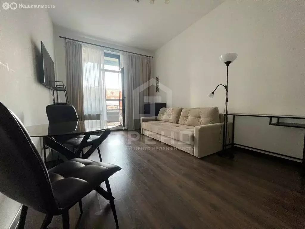 Квартира-студия: Санкт-Петербург, улица Александра Матросова, 1 (25.8 ... - Фото 1