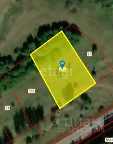 Участок в Калужская область, Тарусский муниципальный округ, Петрищево ... - Фото 2