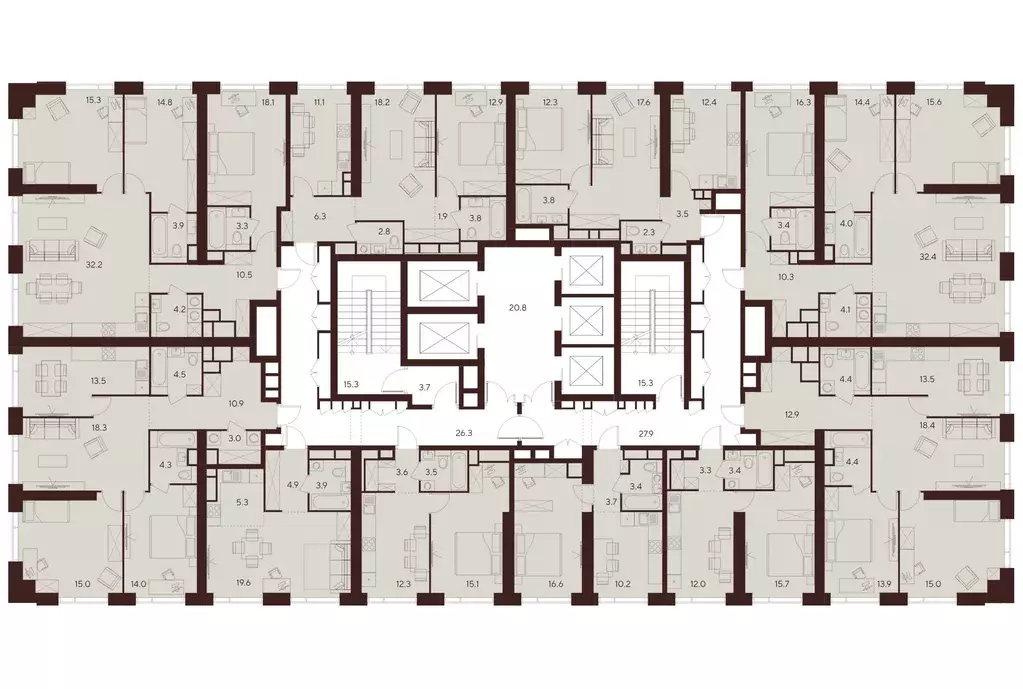 Студия Москва ул. Куусинена, вл21 (33.7 м) - Фото 2