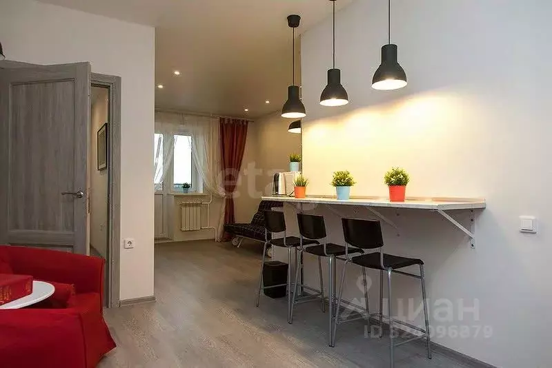 1-к кв. Тюменская область, Тюмень ул. Николая Зелинского, 1 (41.0 м) - Фото 1