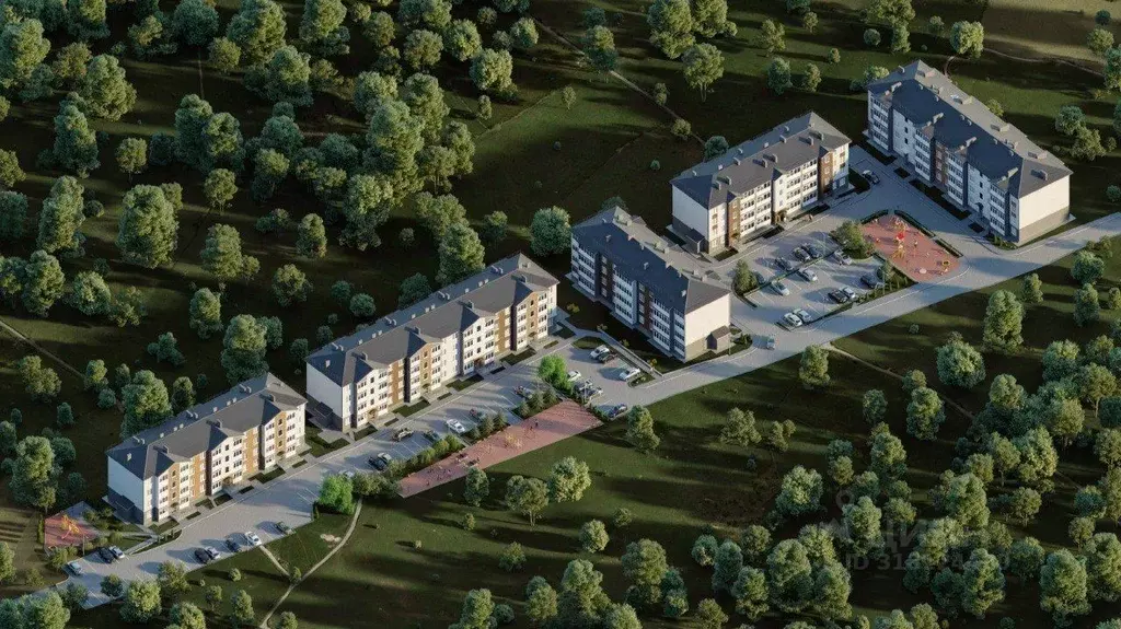 1-к кв. Калининградская область, Гурьевский муниципальный округ, пос. ... - Фото 2