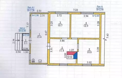 Дом в Амурская область, Благовещенский район, с. Новотроицкое ул. ... - Фото 1