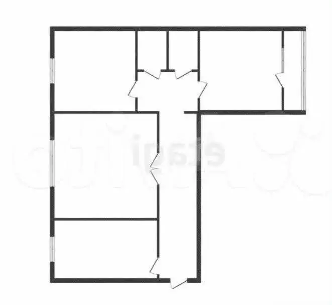 3-комнатная квартира: Старый Оскол, микрорайон Северный, 4 (62.6 м) - Фото 1