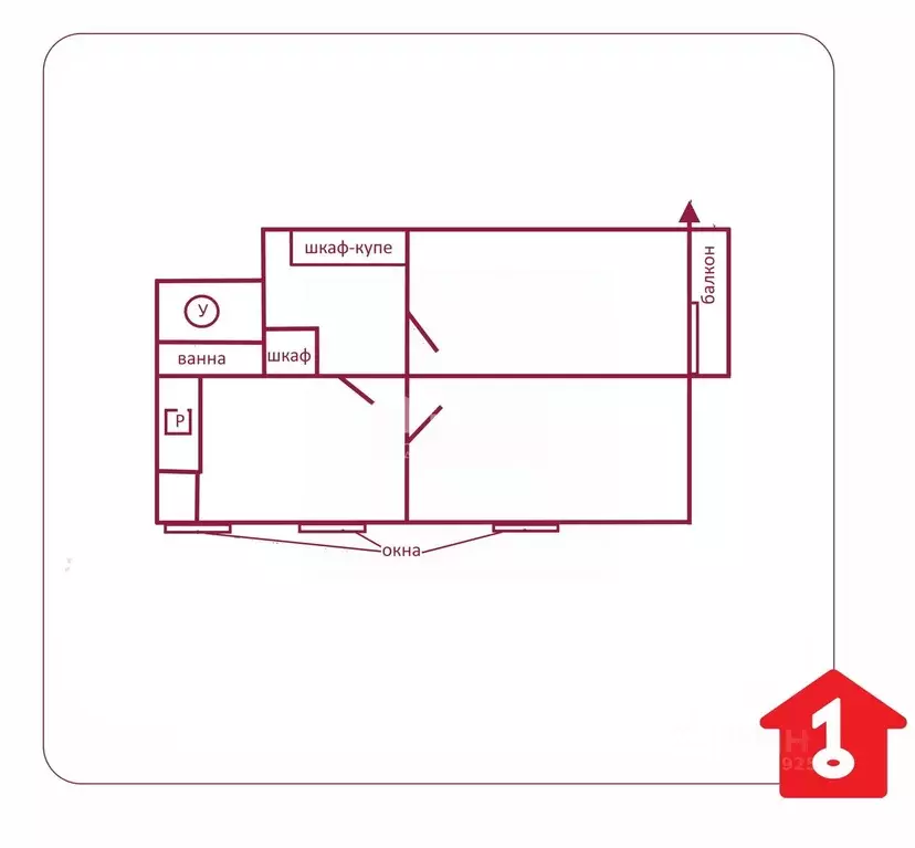 2-к кв. Омская область, Омск ул. 5-я Кордная, 9 (49.8 м) - Фото 2