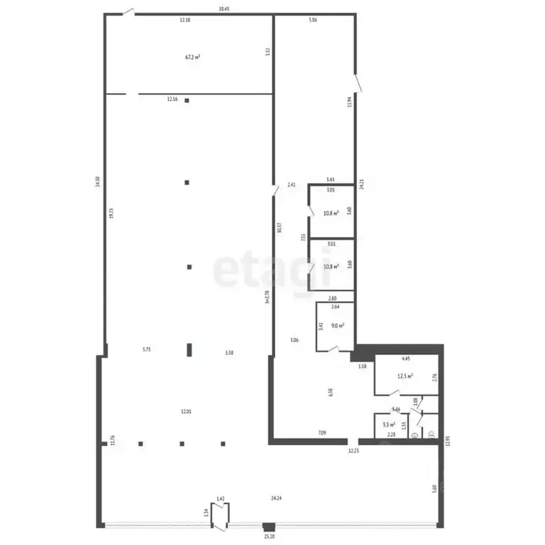 Офис в Коми, Ухта Железнодорожная ул., 48с37 (692 м) - Фото 1