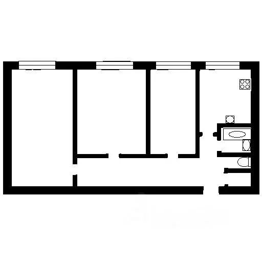 3-к кв. Санкт-Петербург ул. Асафьева, 2К1 (63.0 м) - Фото 1