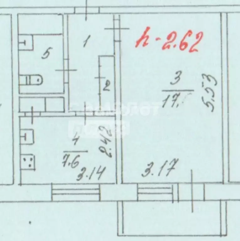 1-к кв. Ямало-Ненецкий АО, Ноябрьск ул. 8 Марта, 11 (35.4 м) - Фото 2