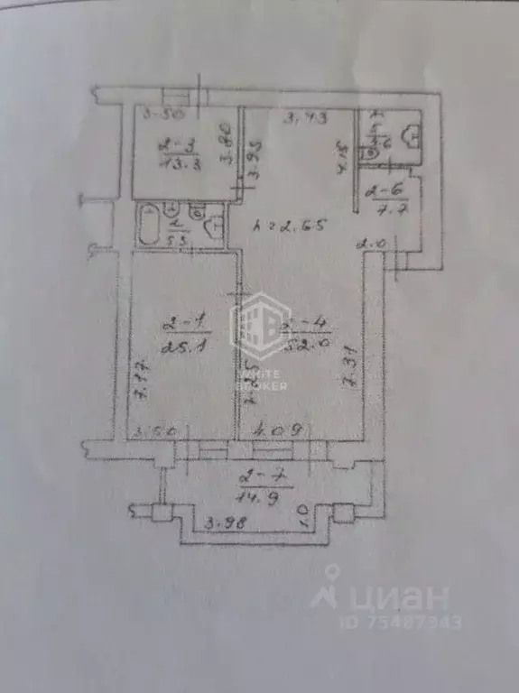 2-к кв. Крым, Ялта муниципальный округ, Отрадное пгт ул. Мориса ... - Фото 2