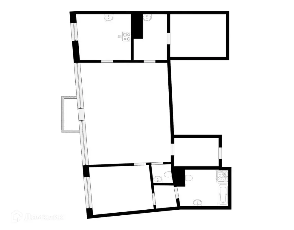 Продаётся 2-к квартира, 125.4 м - Фото 1
