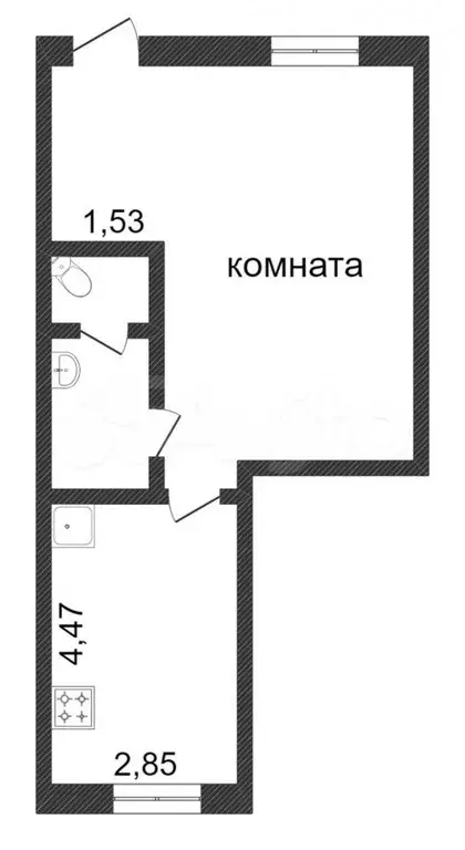 Продам помещение свободного назначения, 47 м - Фото 0