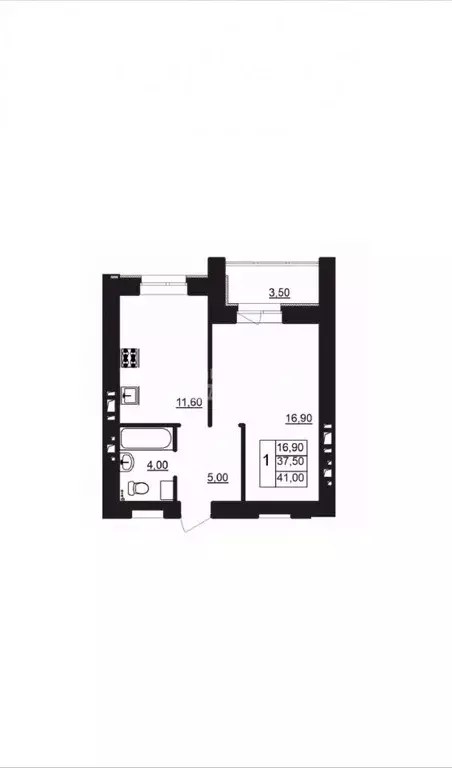 1-к кв. Волгоградская область, Волгоград Варшавская ул., 3 (41.0 м) - Фото 2