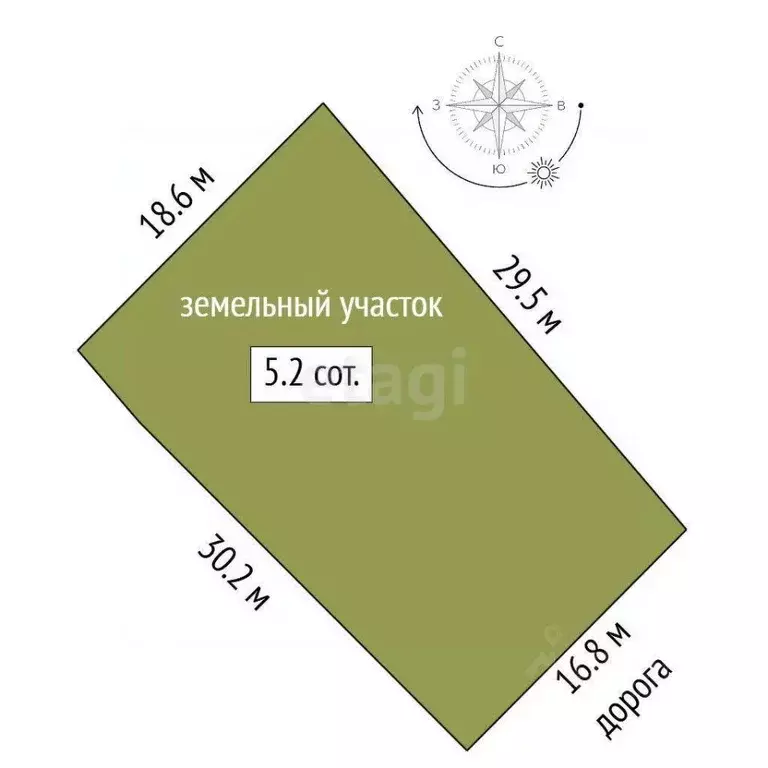 Участок в Ростовская область, Мясниковский район, Краснокрымское ... - Фото 1