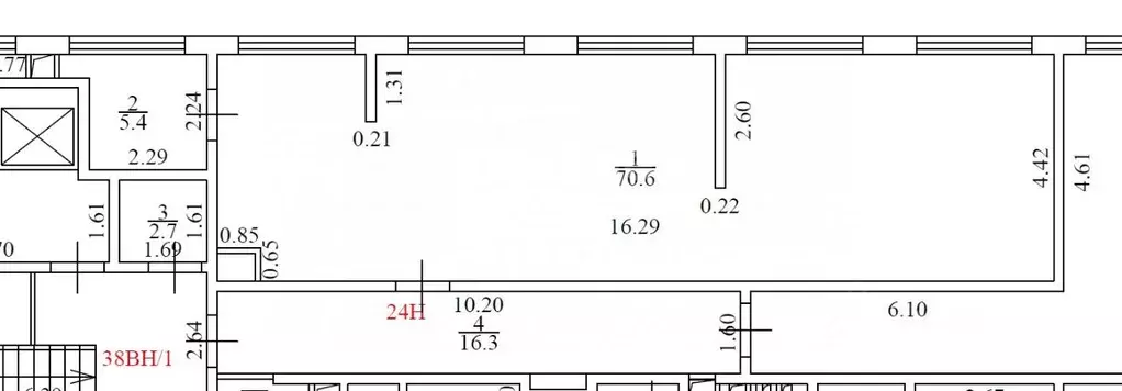 Помещение свободного назначения в Москва Электролитный проезд, 7 (104 ... - Фото 2