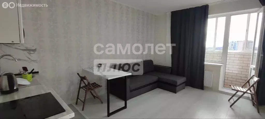 Квартира-студия: Краснодар, проспект имени писателя Знаменского, 10 ... - Фото 2