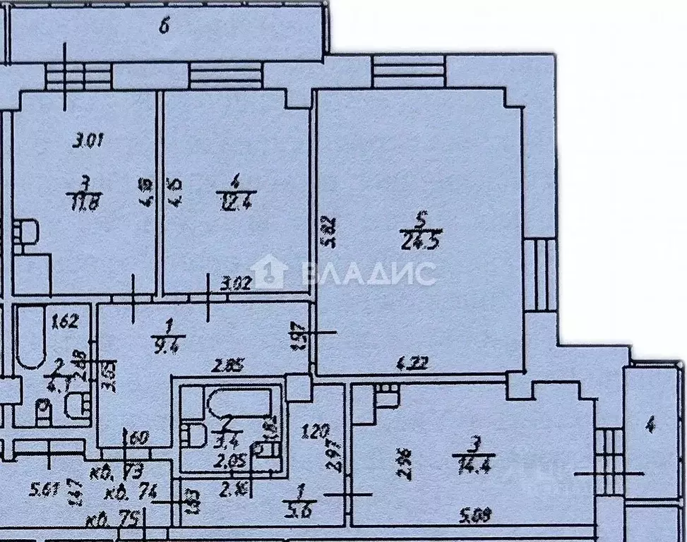 2-к кв. Красноярский край, Красноярск Караульная ул., 39В (64.4 м) - Фото 1