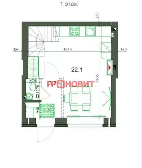Таунхаус в Новосибирская область, Новосибирский район, Мичуринский ... - Фото 1