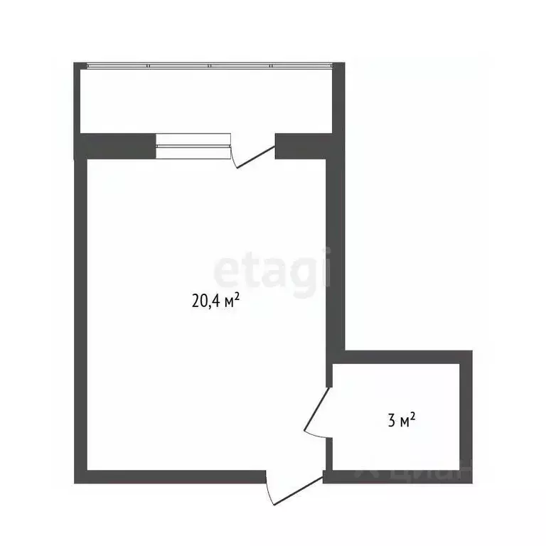Студия Краснодарский край, Новороссийск Цемдолина тер., ул. Ф.Я. ... - Фото 1