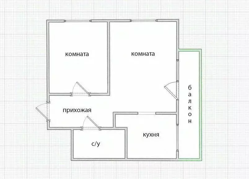 2-к кв. Приморский край, Владивосток ул. Вострецова, 8А (39.8 м) - Фото 1