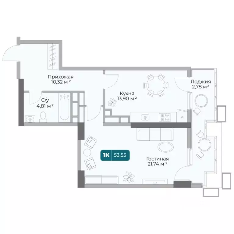 1-к кв. Краснодарский край, Новороссийск Золотой Берег жилой комплекс ... - Фото 1