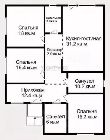 Дом в Краснодарский край, Абинск Озерная ул., 25 (150 м) - Фото 1
