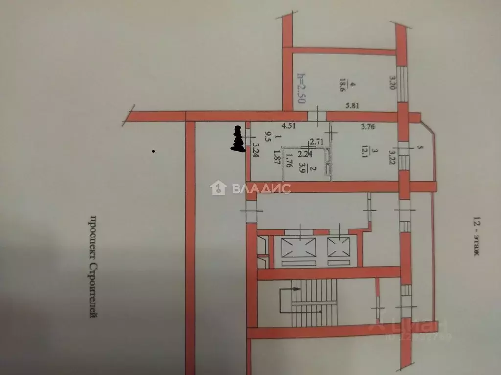 1-к кв. Пензенская область, Пенза просп. Строителей, 174 (44.0 м) - Фото 2