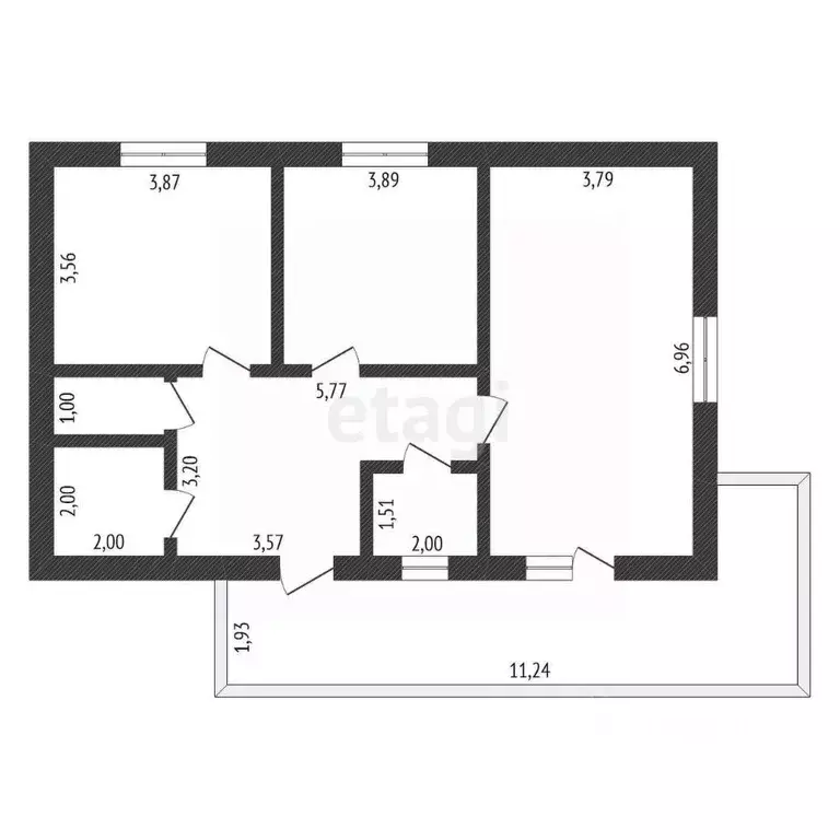 Дом в Амурская область, Благовещенск Ивушка СНТ, 1 (82 м) - Фото 1