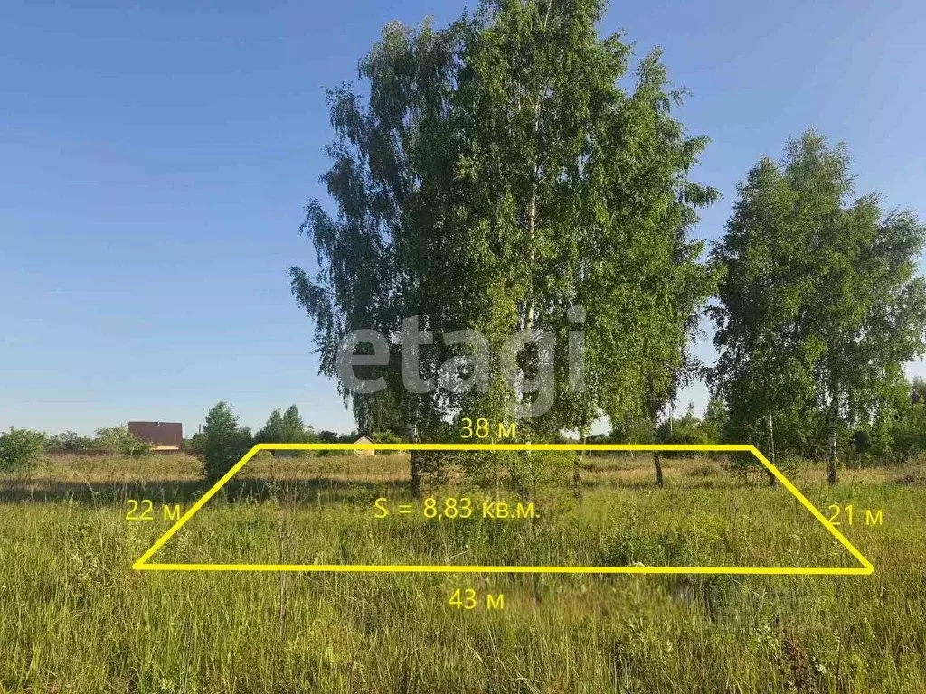 Участок в Брянская область, Брянск СО Мечта тер., ул. Виноградная (8.8 ... - Фото 0