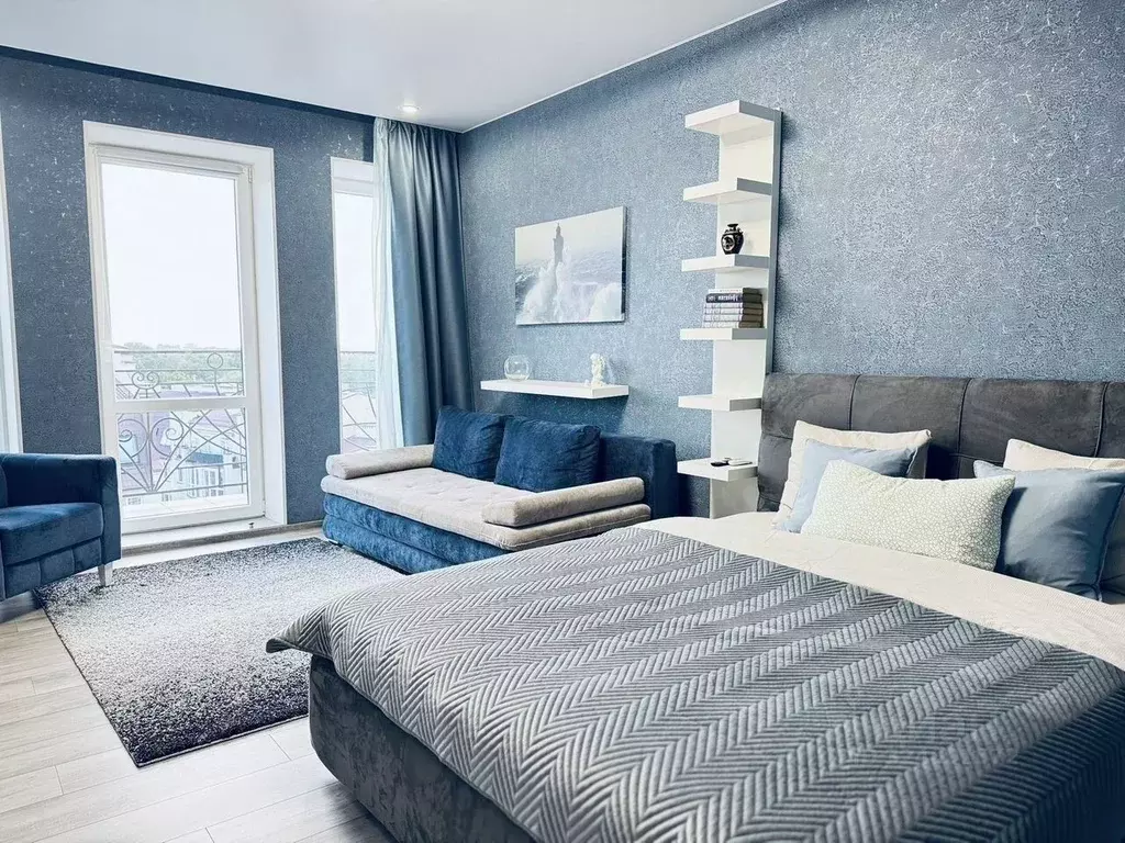 1-к кв. Калининградская область, Зеленоградск Московская ул., 72 (40.0 ... - Фото 1