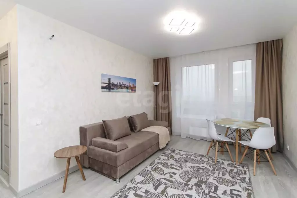 1-к кв. Тюменская область, Тюмень Полевая ул., 117к4 (39.6 м) - Фото 1