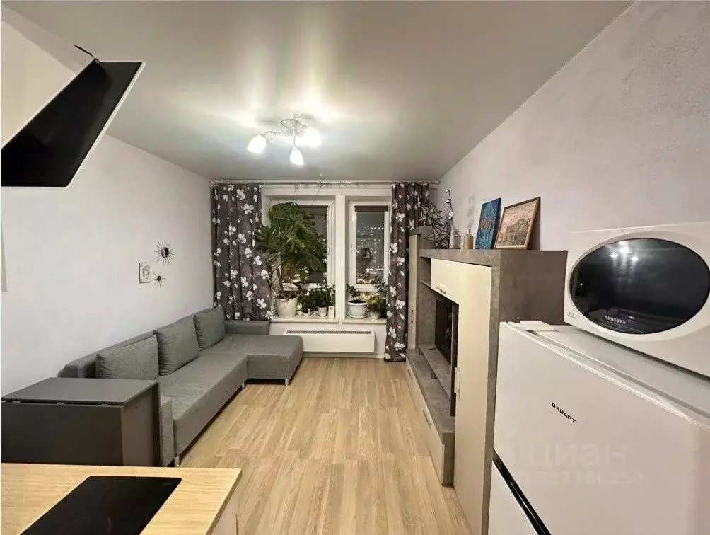 1-к кв. Московская область, Ленинский городской округ, Дрожжино пгт ш. ... - Фото 2