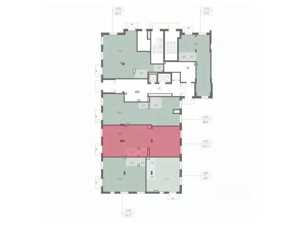 Помещение свободного назначения в Санкт-Петербург Партизанская ул., 5 ... - Фото 2