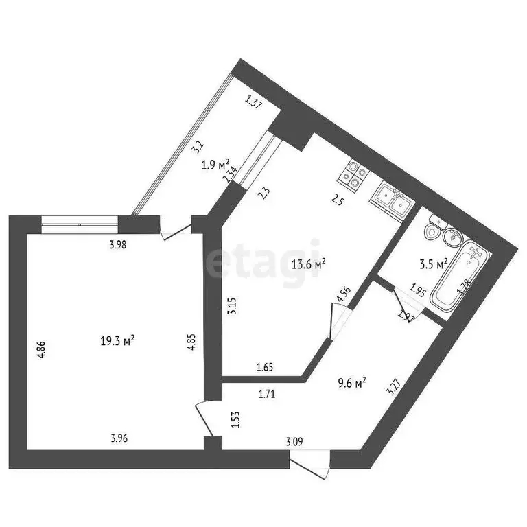 1-комнатная квартира: Йошкар-Ола, улица Петрова, 31 (46 м) - Фото 0