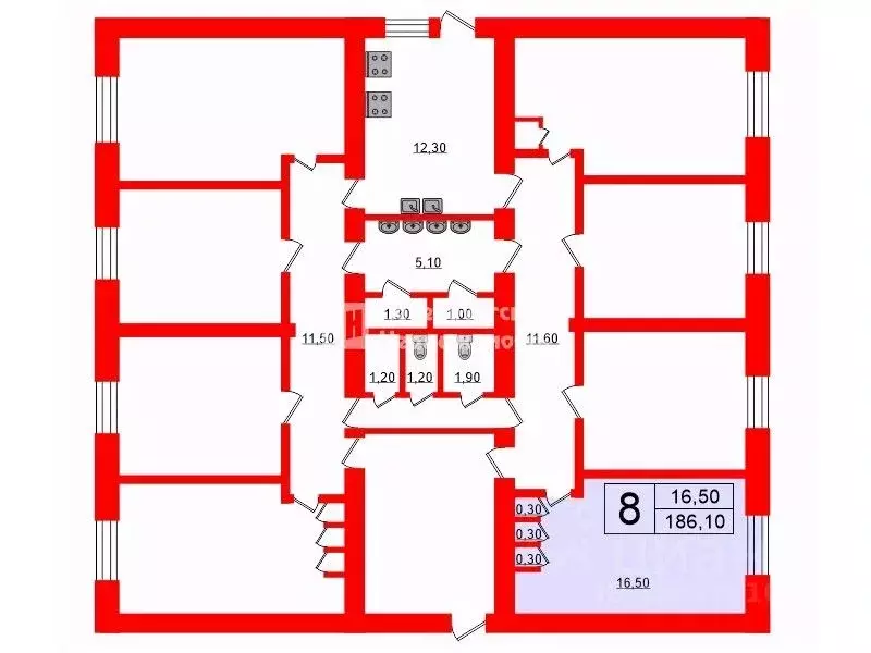 Комната Санкт-Петербург просп. Солидарности, 29К1 (16.5 м) - Фото 1