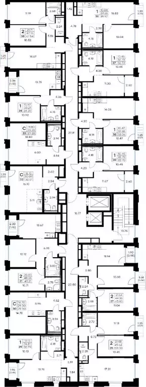 Студия Мурманская область, Мурманск Долина Уюта тер.,  (29.3 м) - Фото 2