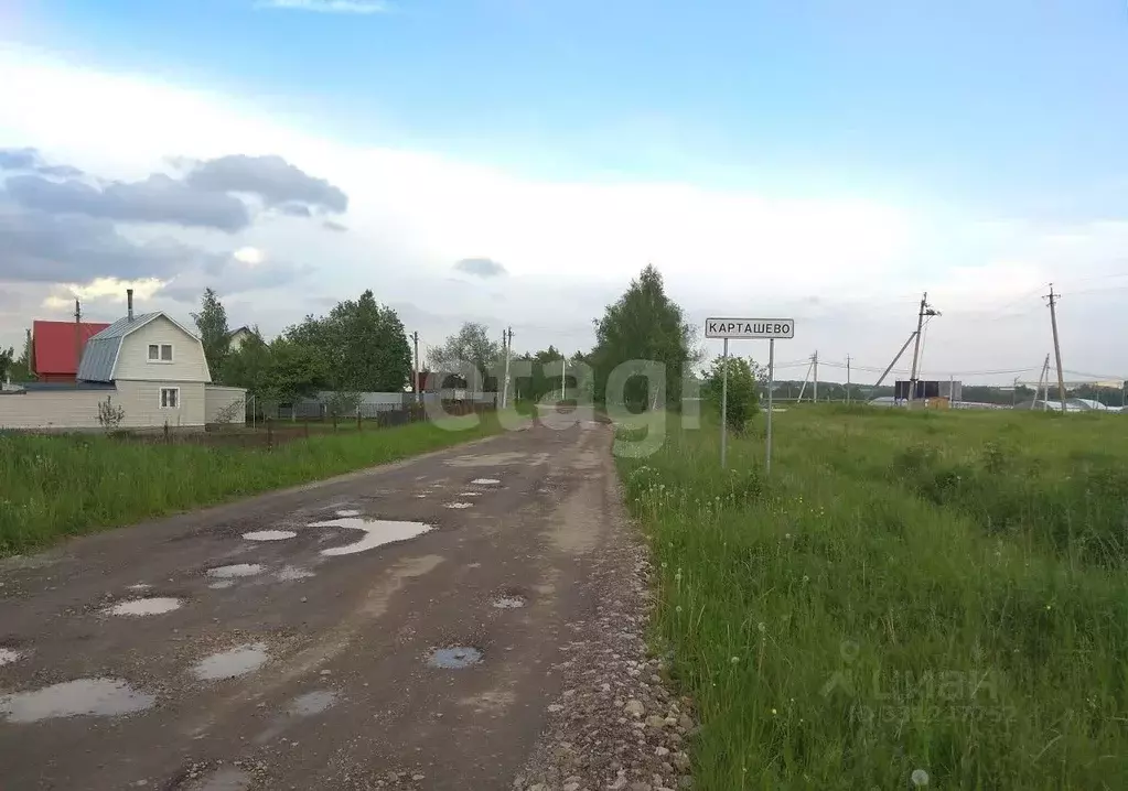Участок в Тульская область, Алексин городской округ, с. Карташево  ... - Фото 1