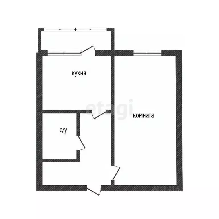 1-к кв. Костромская область, Кострома пос. Первомайский, ул. Боровая, ... - Фото 1