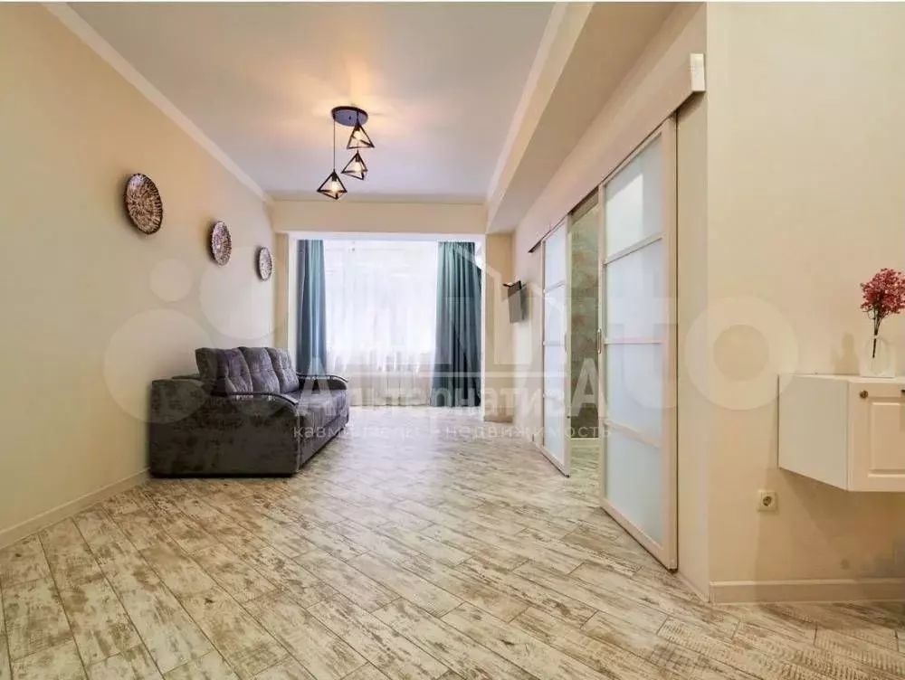 1-к. квартира, 36,7 м, 1/9 эт. - Фото 1