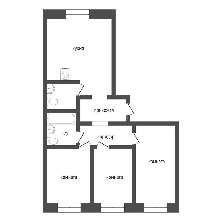 Офис (85.3 м) - Фото 1